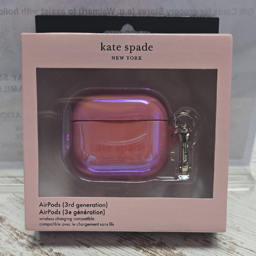 Kate Spade Iridescent Pink AirPods Case